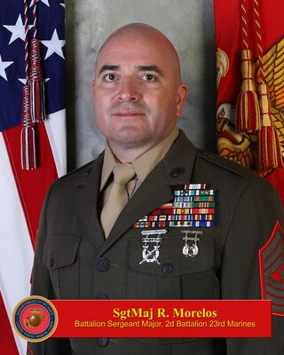 Battalion Sergeant Major, 2d Battalion 23rd Marine Regiment