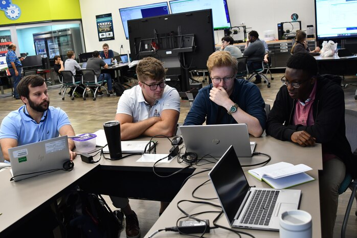 IMAGE: On Sept. 16, Naval Surface Warfare Center Dahlgren Division hosted a Modeling and Simulation Toolbox Hackathon for new employees. The participants were split into teams based on their department with members across different branches.