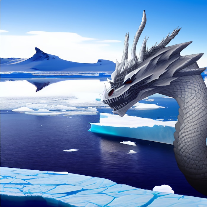 A Chinese snow dragon in the Arctic