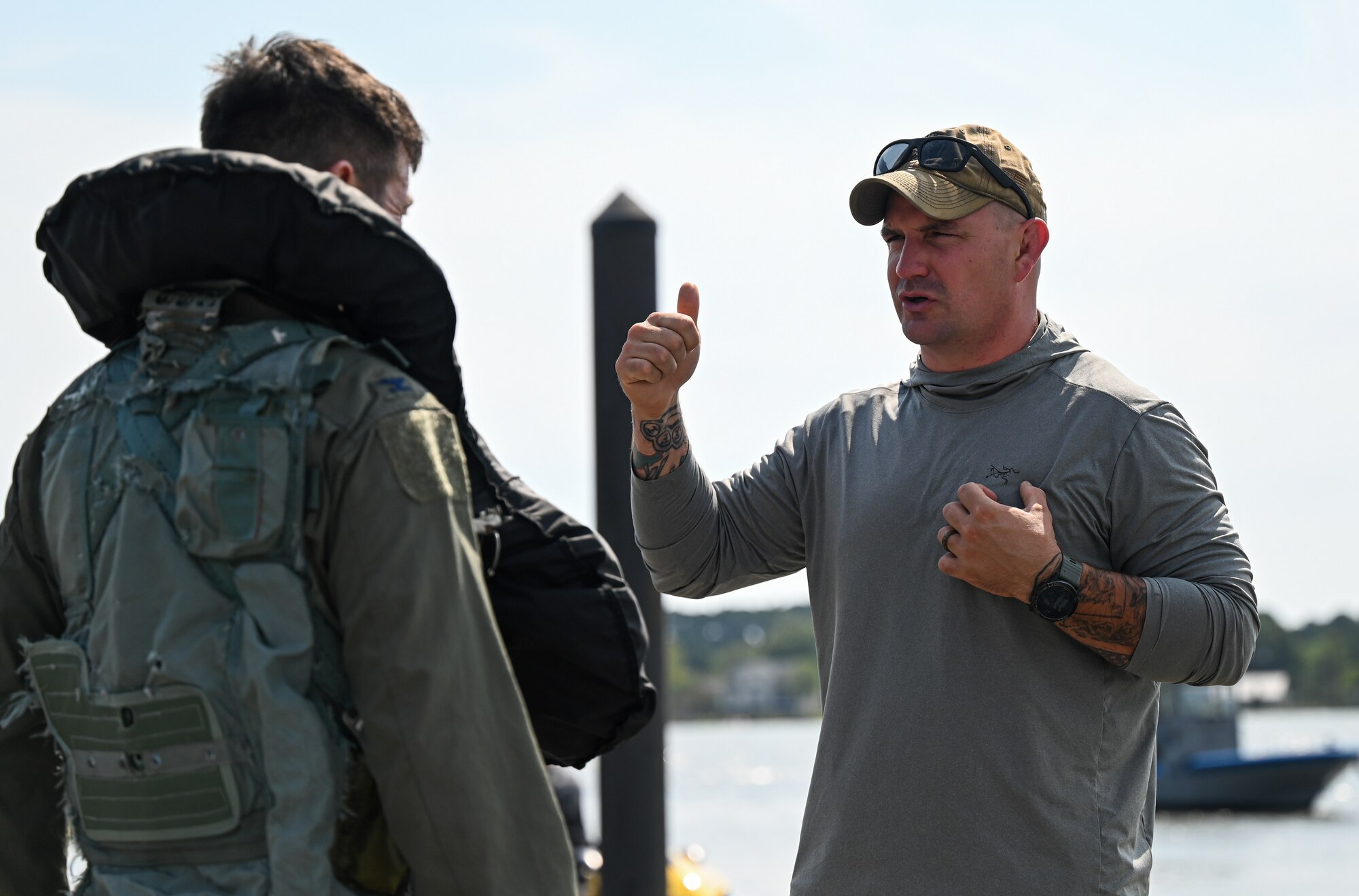 JBLE Pilots conquer Water Survival Training
