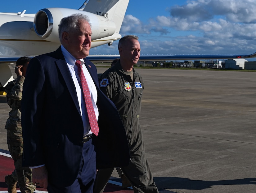 SECAF visits JBLE