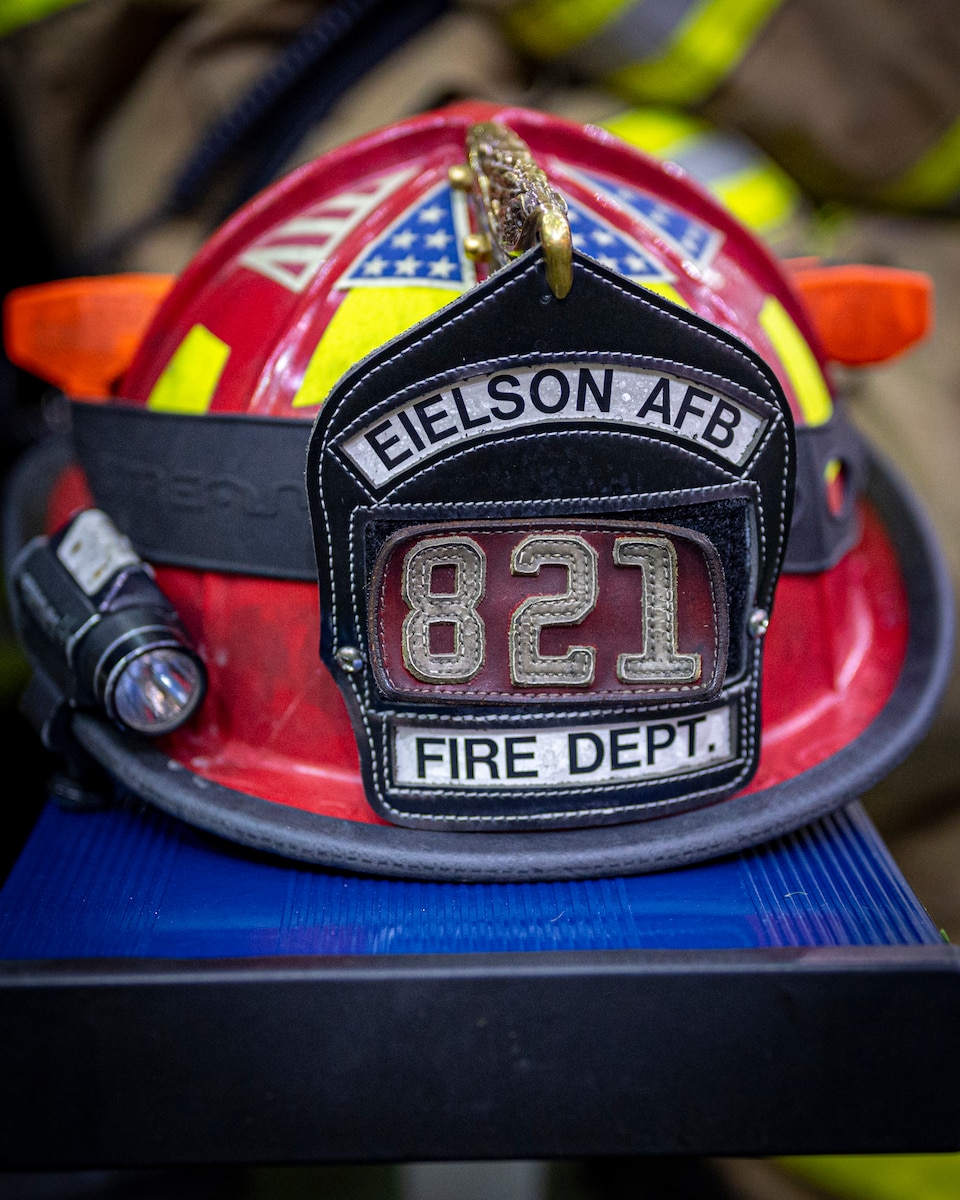 Firefighters attend a remembrance ceremony