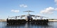 A C-17A Globemaster III is set as the backdrop for the 305th Air Mobility Wing’s ceremony for the presentation of the Chief of Staff of the Air Force 2021 Exceptional Aviator Award on Joint Base McGuire-Dix-Lakehurst, N.J., Sept. 26, 2022. The CSAF 2021 Exceptional Aviator Award was presented to U.S. Air Force Lt. Col. Eric Kut, 6th Airlift Squadron Chief of Group Standards and Evaluations, by the Order of the Daedalians for his actions as the aircraft commander of the REACH871 mission. This mission resulted in the ground evacuation of 823 Afghan civilians from Kabul while under enemy fire and allowed the Air Mobility Command commander to waive C-17 floor-load restrictions from 300 to 450 passengers, facilitating the evacuation of 124,000 personnel during the Air Force’s largest non-combatant evacuation operation in history. (U.S. Air Force photo by Daniel Barney)