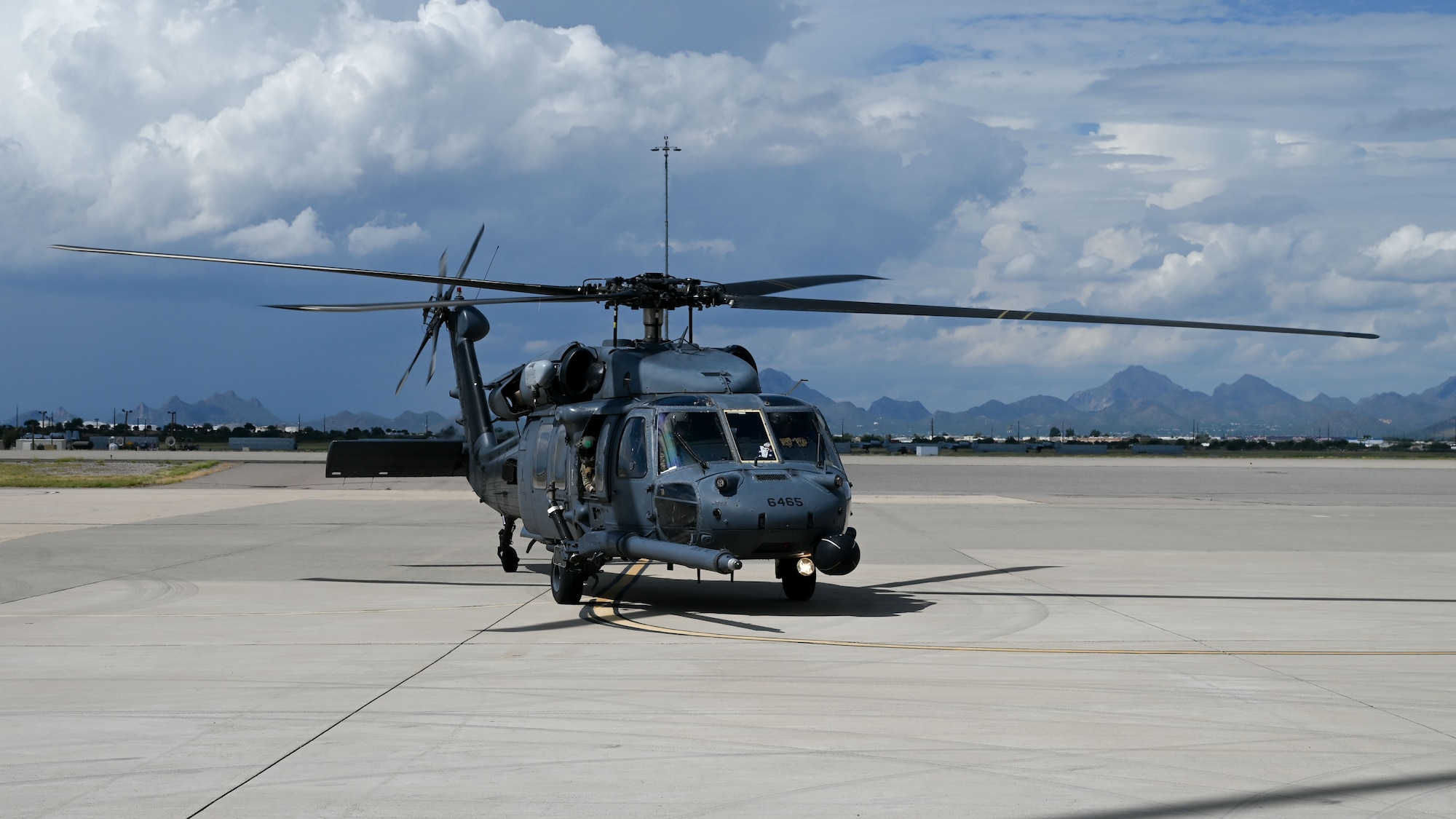 A photo of a helicopter.