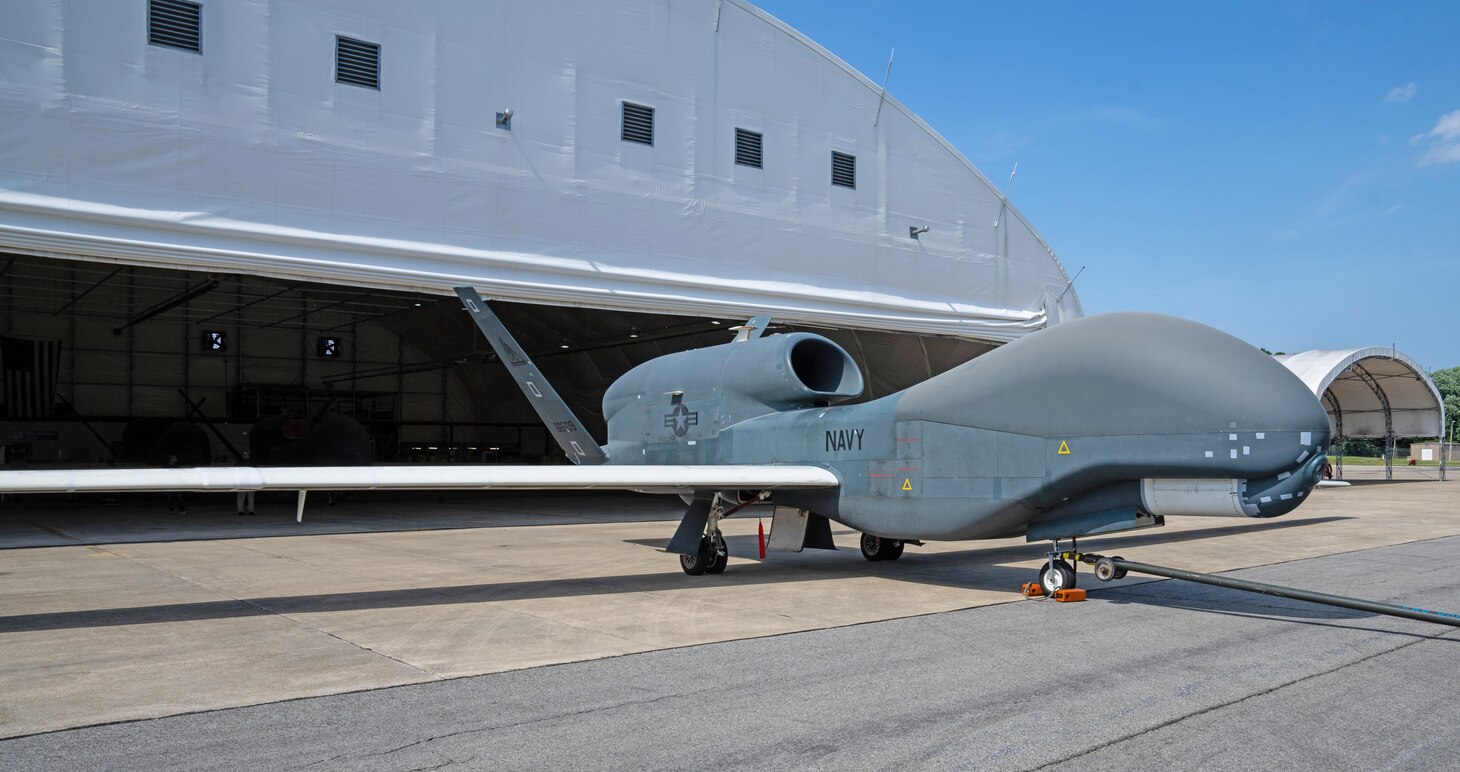 The Broad Area Maritime Surveillance Demonstrator (BAMS-D) 
returned from Fifth Fleet to Patuxent River June 17 after accruing more than 42,500 flight hours and over 2,000 oversea missions during a 13-year deployment.