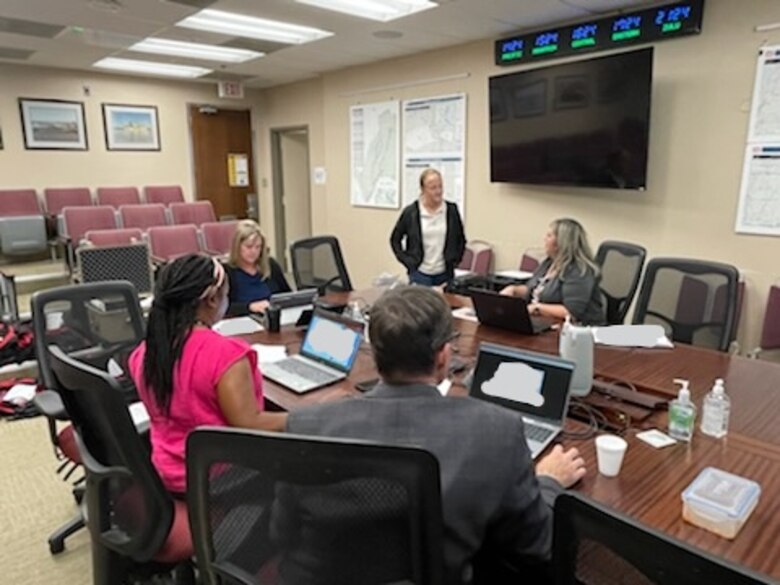Memphis Emergency Ops team prepping for the district Power Team to deploy to Alabama, as part of emergency operations efforts in support of those impacted by Hurricane Ian.