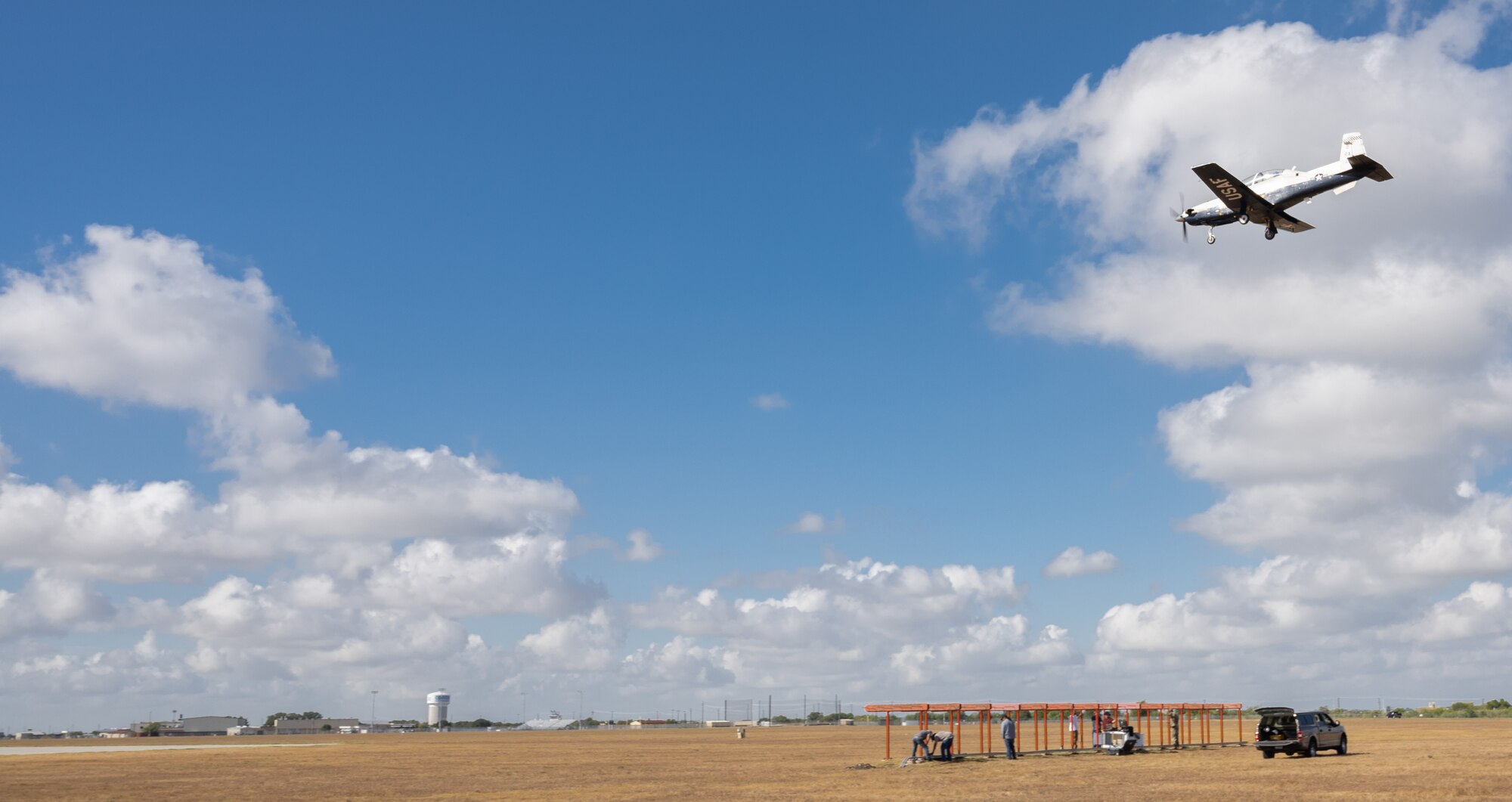 Members from the RAWS and 502nd Civil Engineering team worked tirelessly to fix the damaged localizer shelter in record time resulting in zero missed training sorties.