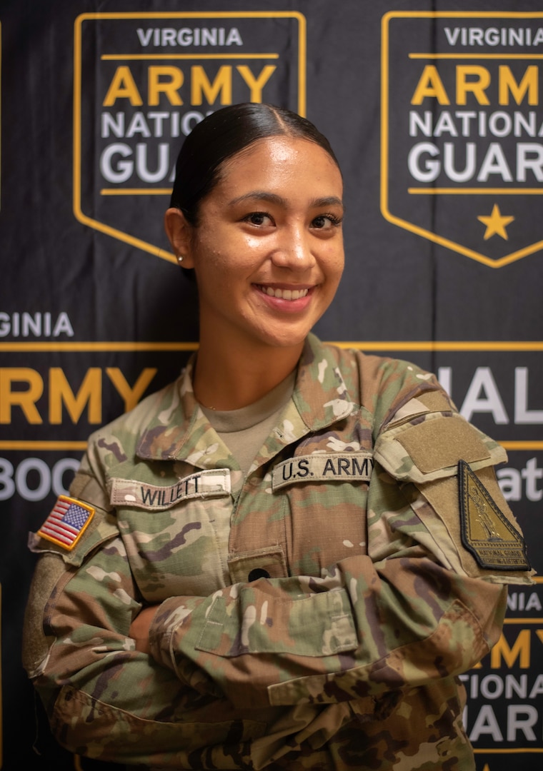 Spc. Rosa Willett 

(U.S. Army National Guard photo by Staff Sgt. Lisa M. Sadler)