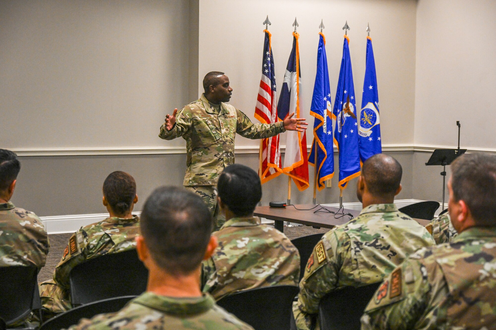 ANG command chief speaks to wing advisory councils.