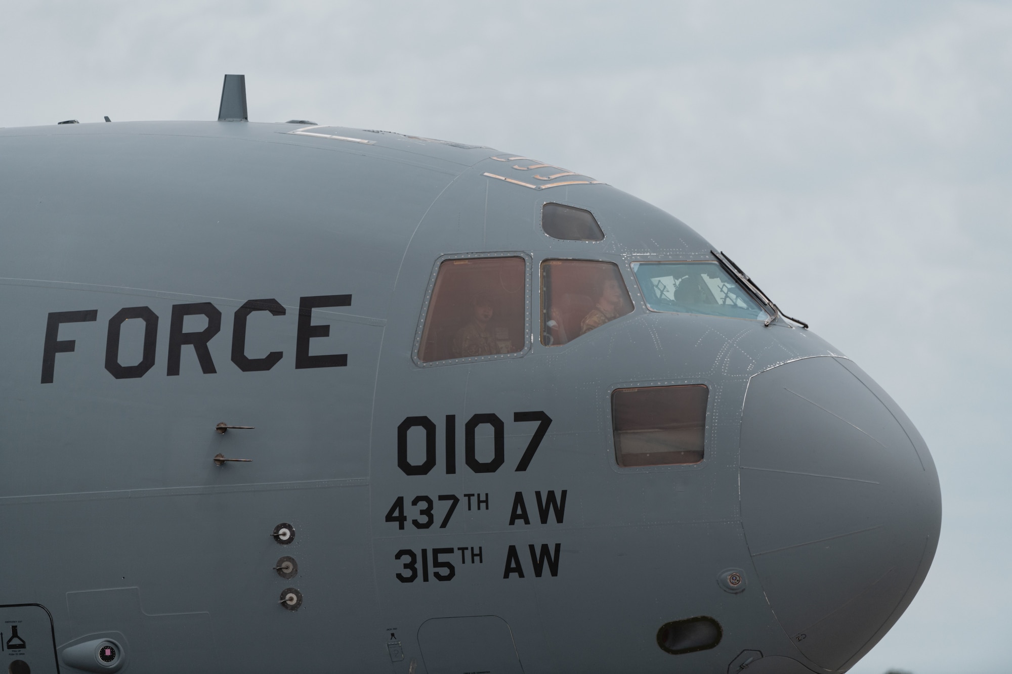 Airmen prepare an aircraft for takeoff.