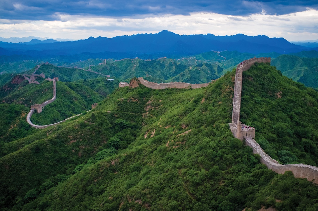 Like the Great Wall of China, seen here at Jinshanling, the Belt and Road Initiative is an epochal achievement, but it is not
the only Asian effort to build global networks.