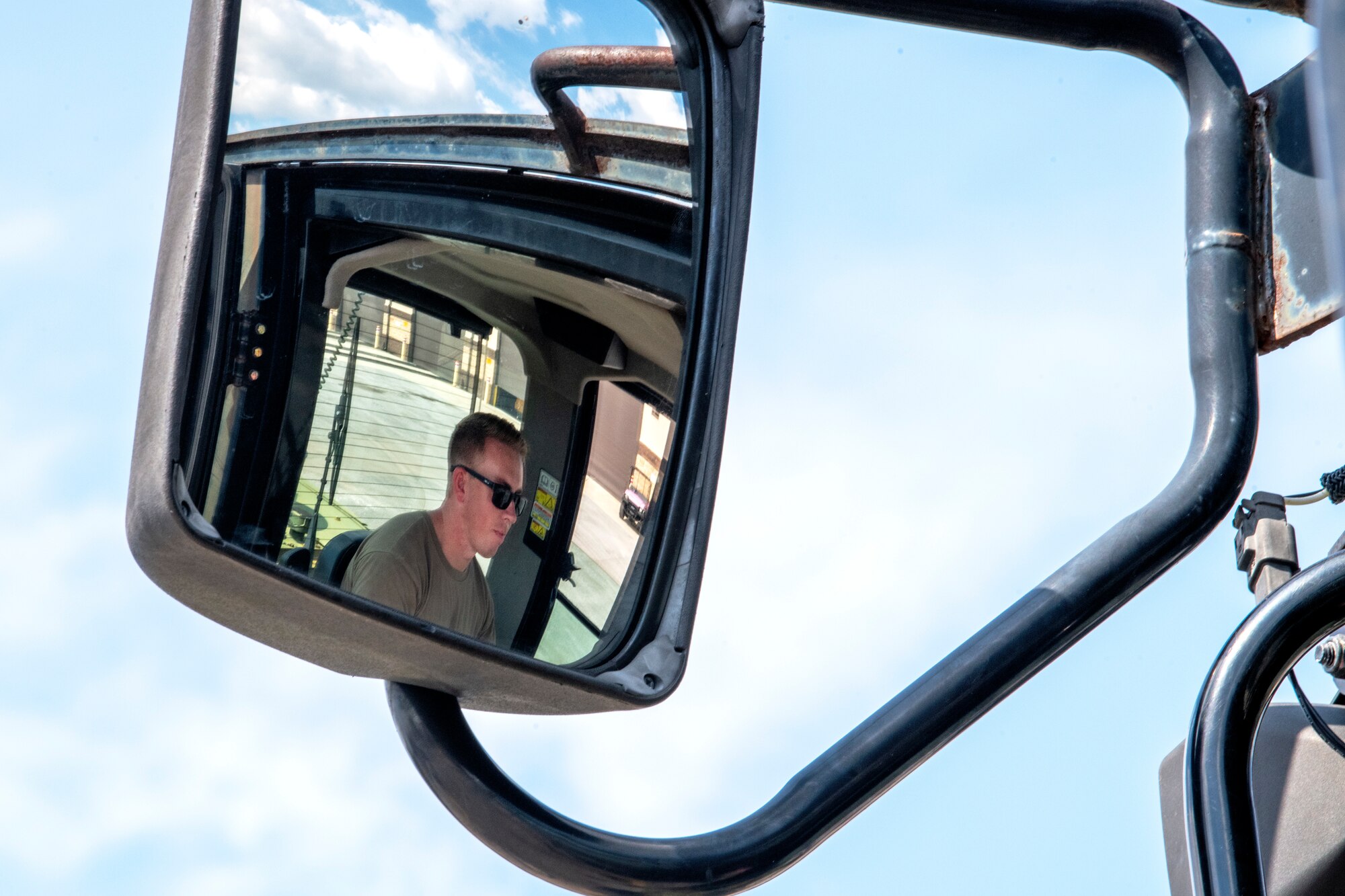 U.S. Air Force Staff Sgt. Cody Dwyer, an 823d Rapid Engineer Deployable Heavy Operational Repair Squadron Engineer (RED HORSE) structural craftsman, transports cargo to final destination during an equipment processing training exercise Sept. 26-27, 2022 at Hurlburt Field, Florida. The exercise tested the unit’s ability to recall, prepare and deploy Unit Training Codes requirements based on response times from the unit’s Design Operational Capability. Exercising these skills is essential during the 800th Red Horse Group’s ongoing effort to reorganize its UTCs to better support combatant commanders with worldwide construction capabilities. The 800th RHG is based at Nellis Air Force Base, Nevada.
