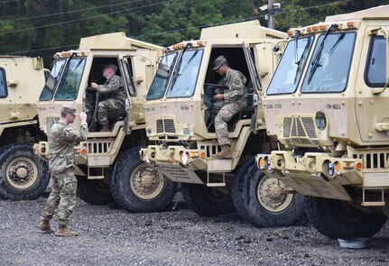 VNG Soldiers staged, ready for possible Hurricane Ian response operations