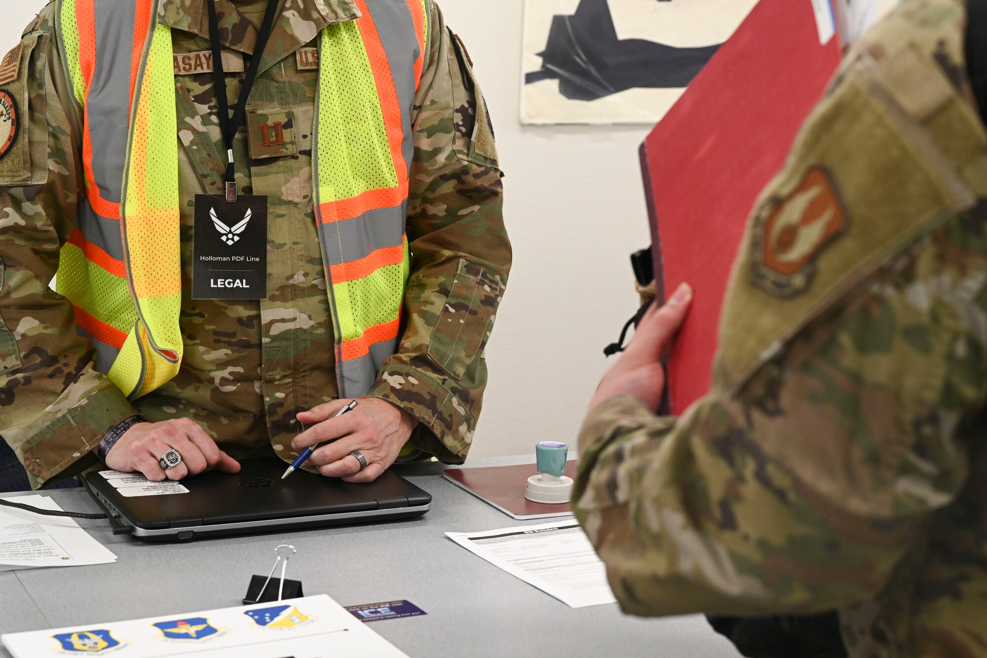 Holloman conducts pre-deployment line