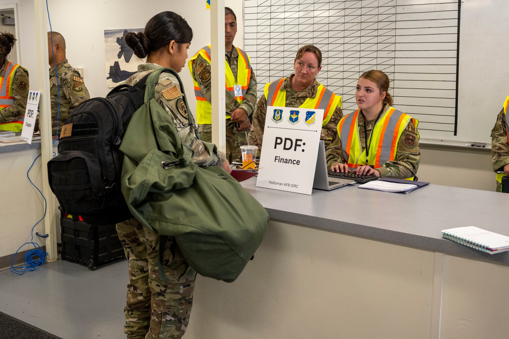 Holloman conducts pre-deployment line