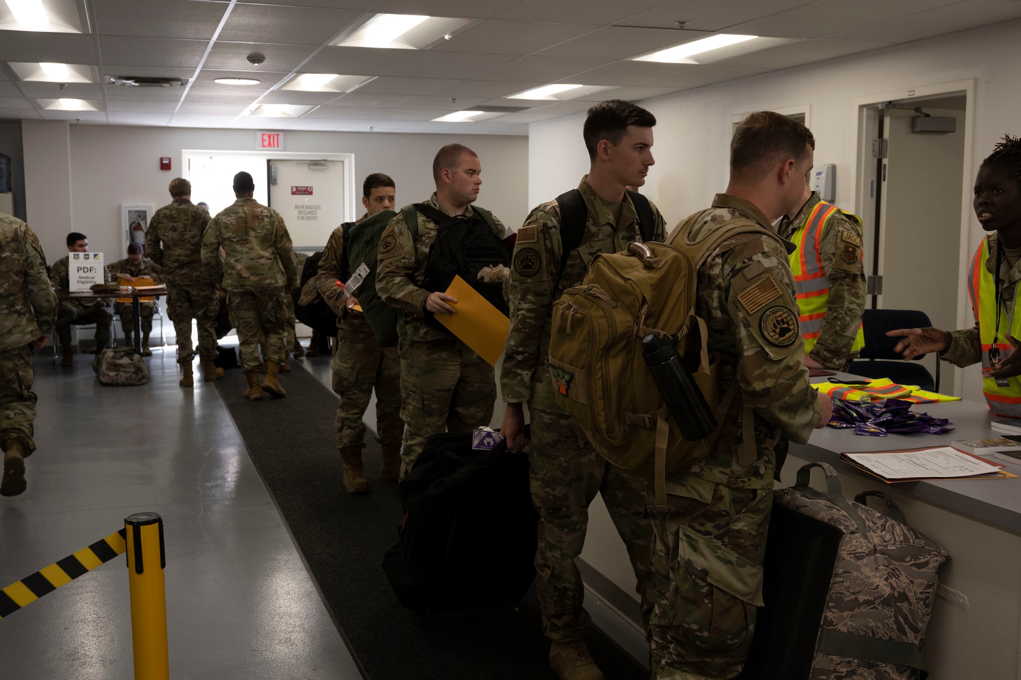 Holloman conducts pre-deployment line