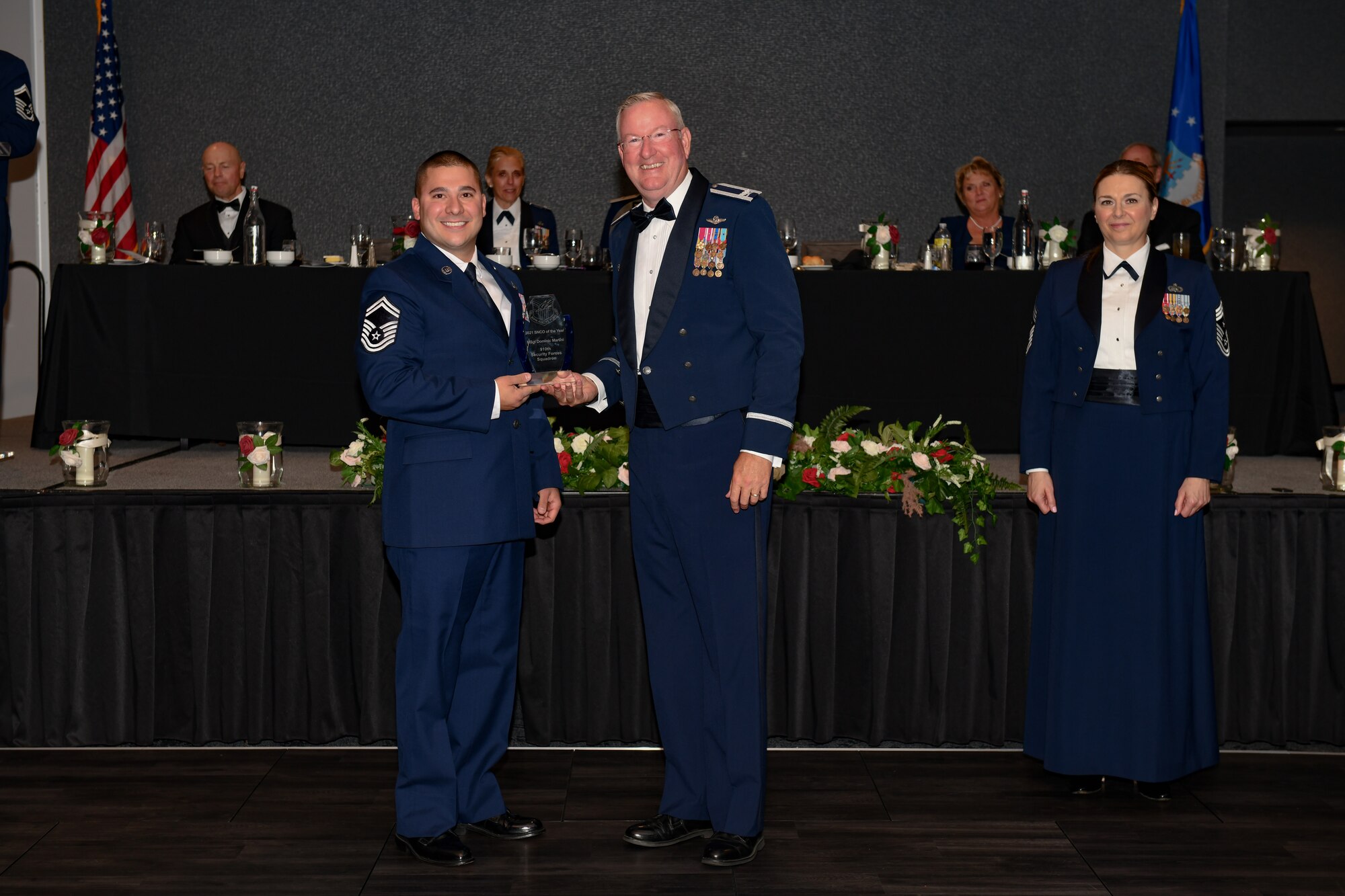 The Youngstown Air Reserve Base Community Council hosted a ball in partnership with the 910th Airlift Wing to honor the 75th birthday of the U.S. Air Force.