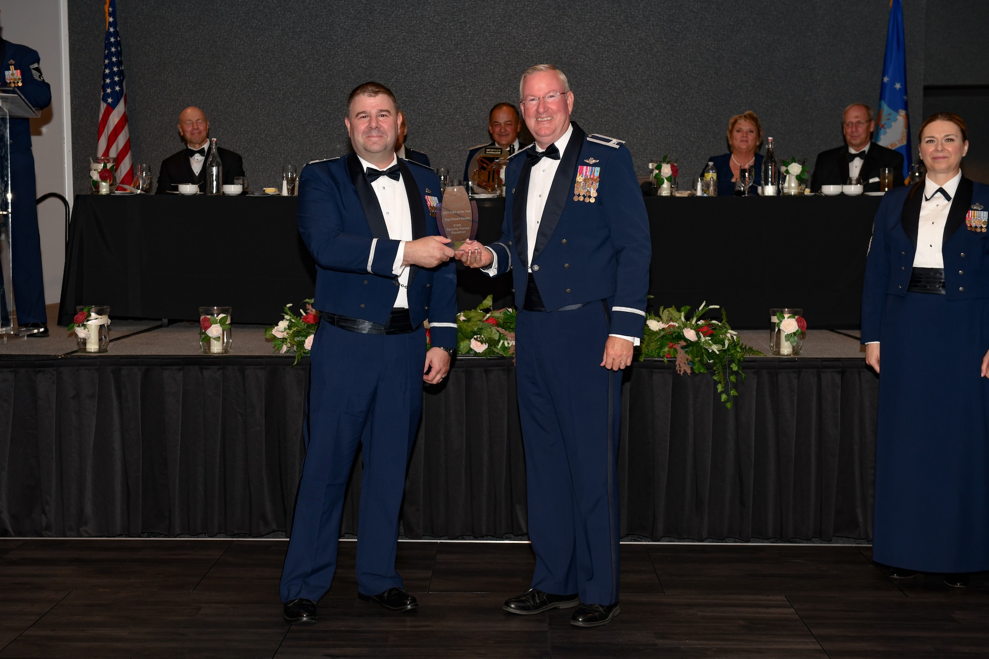 The Youngstown Air Reserve Base Community Council hosted a ball in partnership with the 910th Airlift Wing to honor the 75th birthday of the U.S. Air Force.