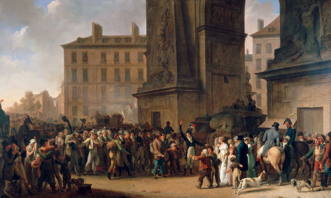 Departure of the Conscripts in 1807 by Louis-Léopold Boilly, ca. 1808 (Musée Carnivalet)