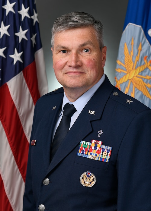 This is the official portrait of Chaplain (Brig. Gen.) John Painter.