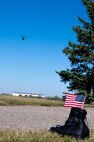 Team Minot Airmen participate in a POW/MIA commemoration run, Minot Air Force Base, North Dakota, Sept. 29, 2022.