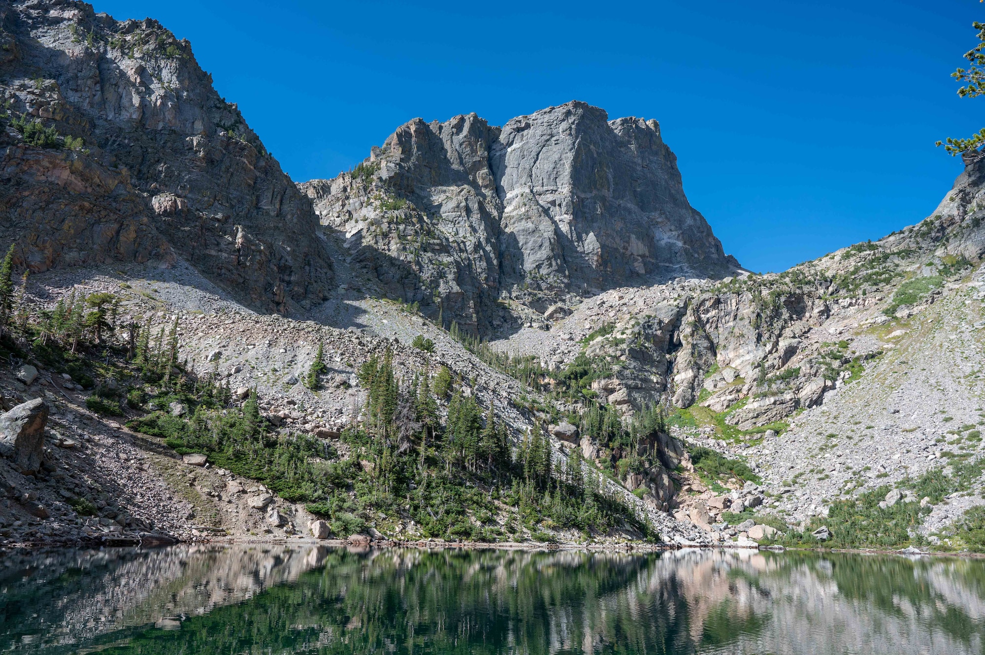 A lake in Rocky Mountain National Park