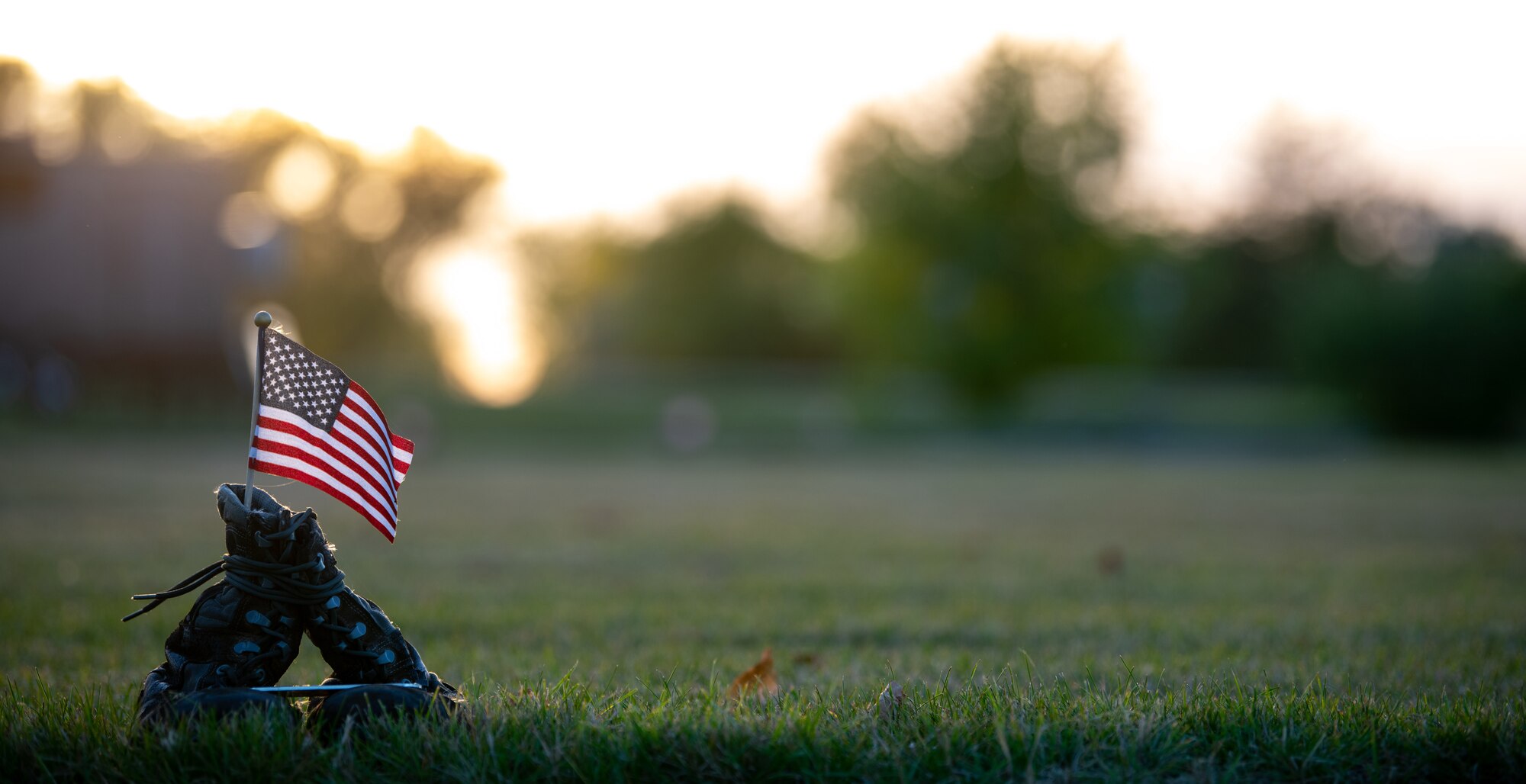 Team Minot Airmen participate in a POW/MIA commemoration run, Minot Air Force Base, North Dakota, Sept. 29, 2022.