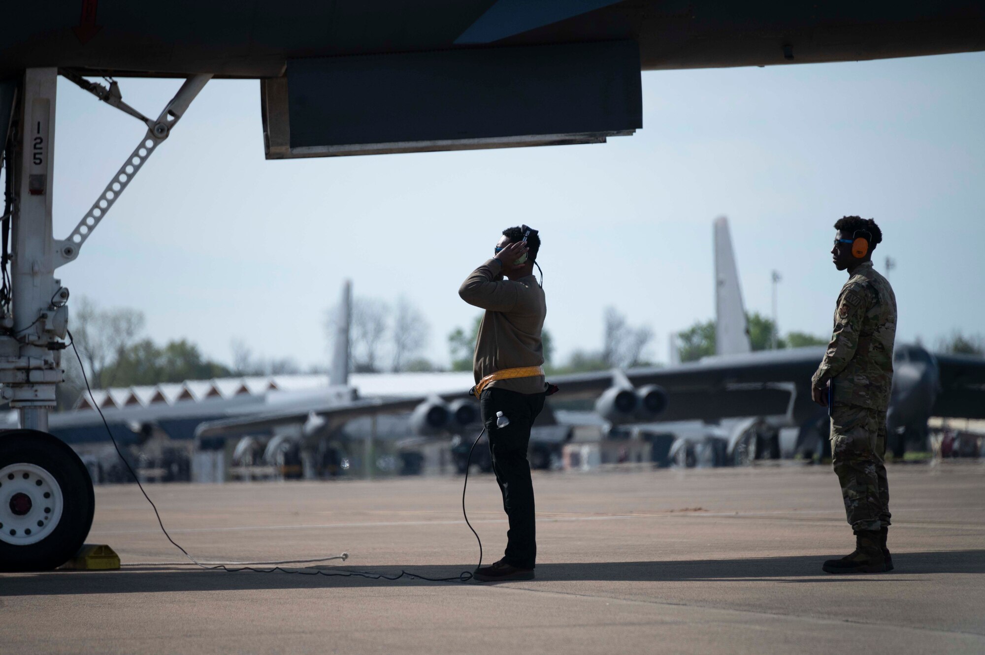 People at airshow