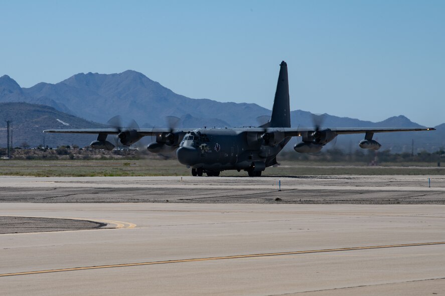 As members of the 15th Special Operations Squadron prepared for takeoff, families, friends and former MC-130H crew joined them to say goodbye to the aircraft.
