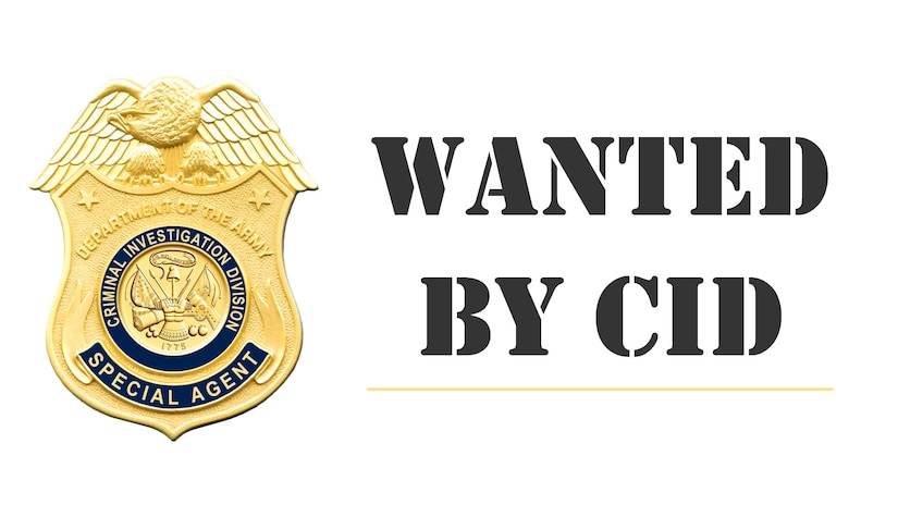 Wanted by CID Graphic