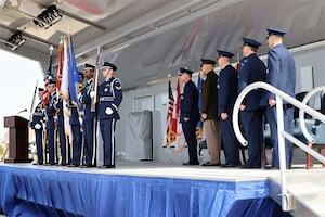 Leadership of the Continental U.S.  North American Aerospace Defense Command Region – First Air Force (Air Forces Northern and Air Forces Space) changed hands during a change of command ceremony, March 31,2023 at Tyndall AFB, Fla. Gen. Steven S. Nordhaus assumed command of CONR-1AF (AFNORTH & AFSPACE) from Lt. Gen. Kirk S. Pierce.  Gen. Glen D. VanHerck, commander of NORAD and U.S. Northern Command, Gen. James H. Dickinson, commander of U.S. Space Command, and Gen. Mark D. Kelly, commander of Air Combat Command, presided over the ceremony.