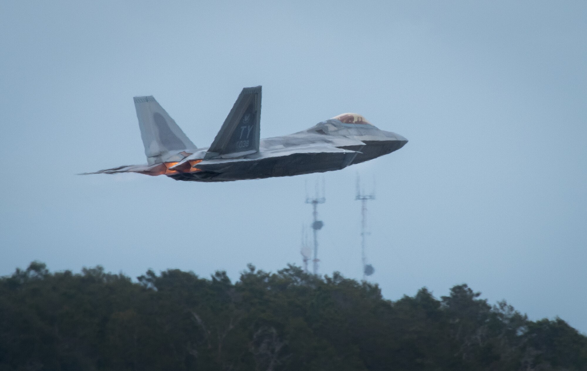 F-22 mission sortie