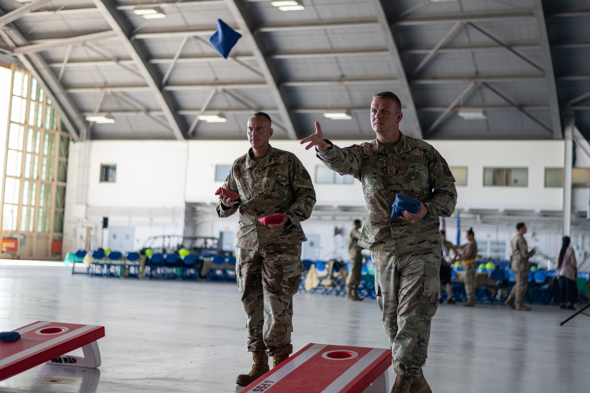 The event served as an opportunity for Airmen and their families to decompress following their recent deployments. (U.S. Air Force photo by Airman 1st Class Zachary Foster)