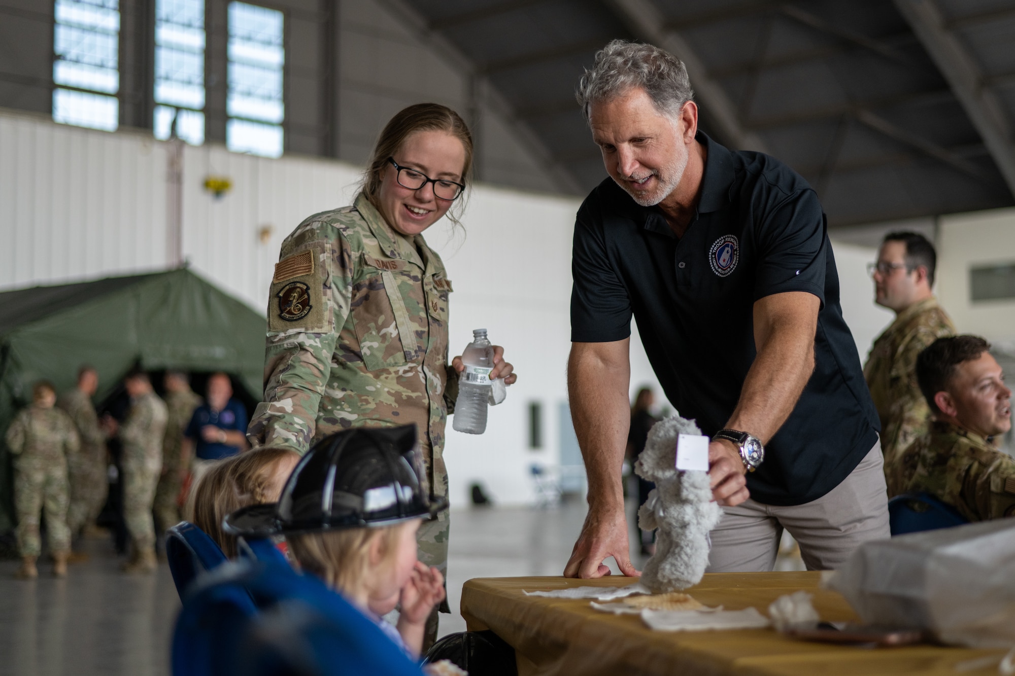 The event served as an opportunity for Airmen and their families to decompress following their recent deployments. (U.S. Air Force photo by Airman 1st Class Zachary Foster)