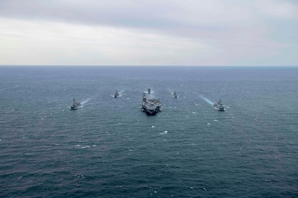 Nimitz Carrier Strike Group, Republic of Korea Navy Conduct Bilateral Maritime Exercise