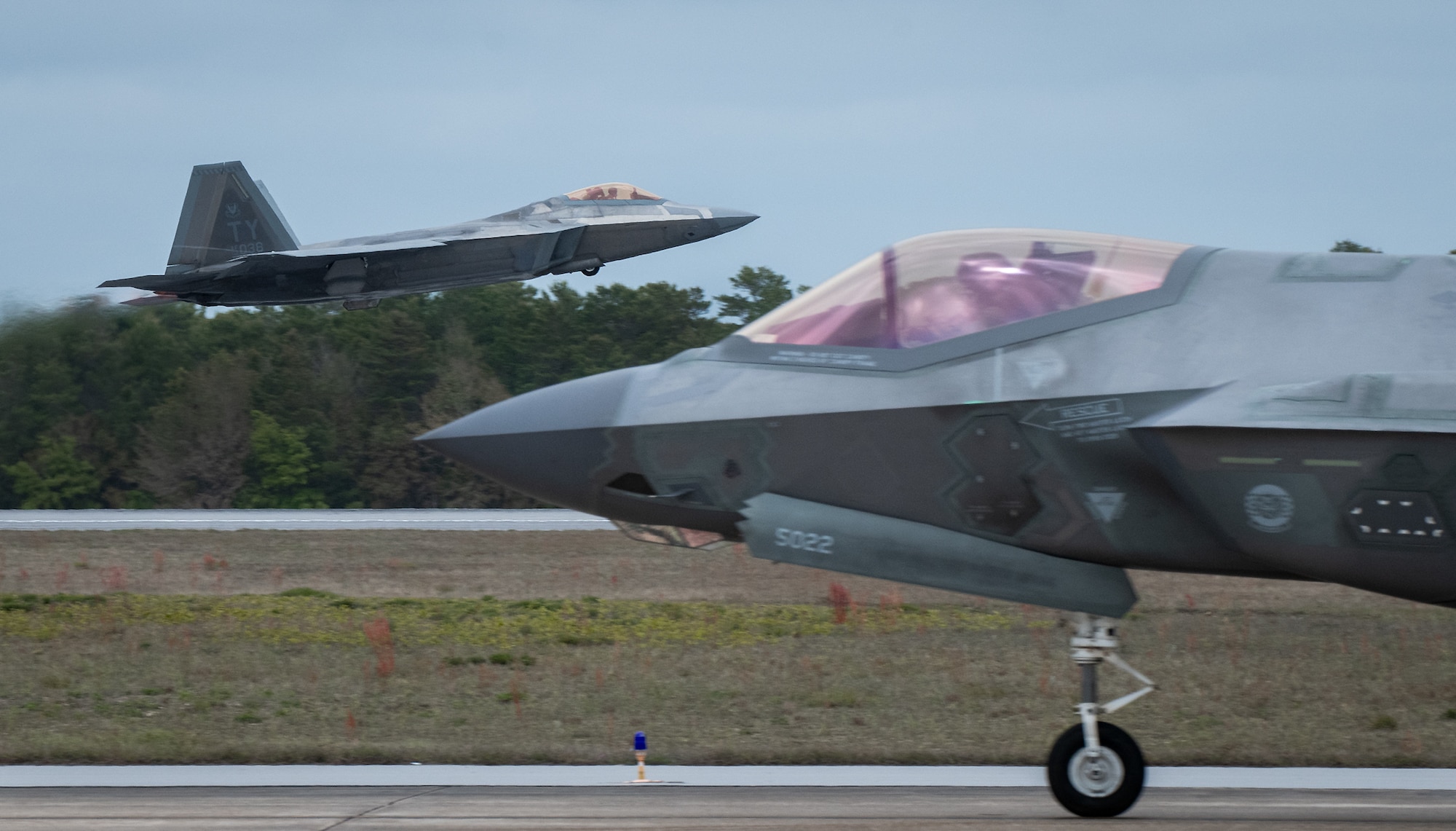 F-22 mission sortie