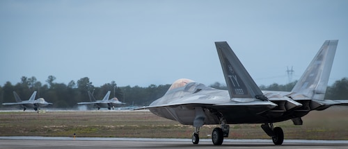 F-22 mission sortie