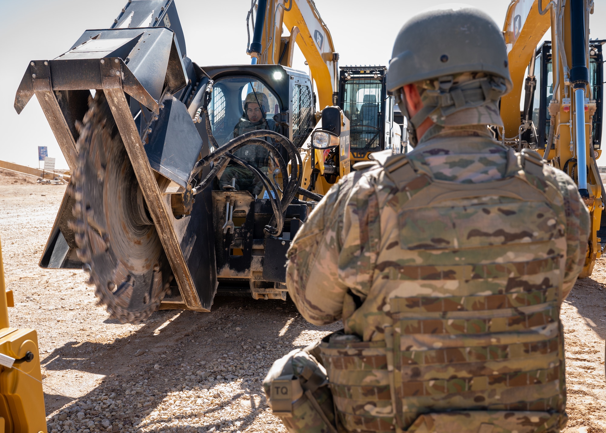 OAS IV is a twice-annual exercise hosted by Ninth Air Force (Air Forces Central) to enhance Agile Combat Employment capabilities and strengthen regional partnerships.  Members from multiple squadrons helped set up a temporary camp where Airmen were stationed while executing real world missions.