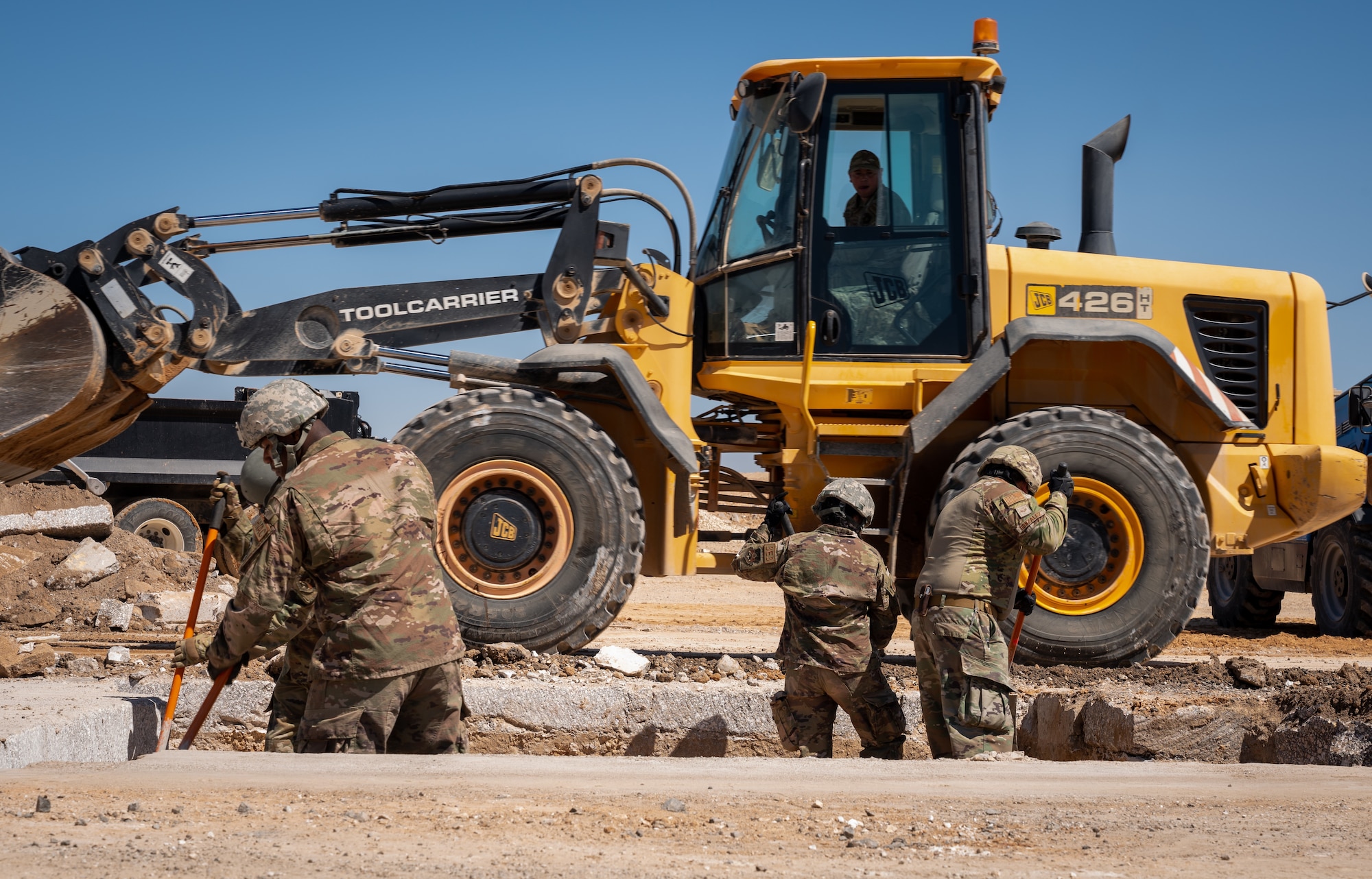 OAS IV is a twice-annual exercise hosted by Ninth Air Force (Air Forces Central) to enhance Agile Combat Employment capabilities and strengthen regional partnerships.  Members from multiple squadrons helped set up a temporary camp where Airmen were stationed while executing real world missions.