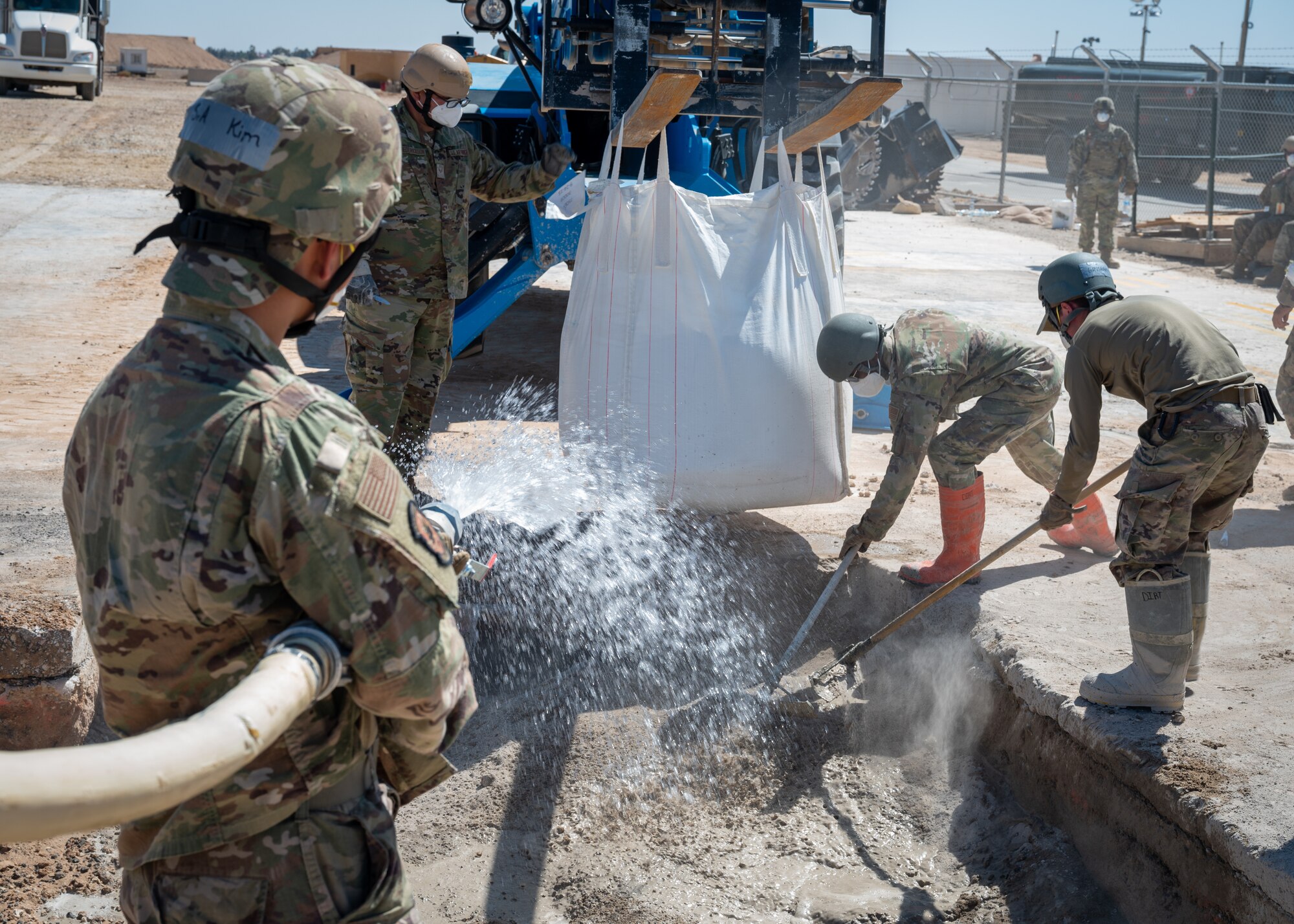 OAS IV is a twice-annual exercise hosted by Ninth Air Force (Air Forces Central) to enhance Agile Combat Employment capabilities and strengthen regional partnerships.  Members from multiple squadrons helped set up a temporary camp where Airmen were stationed while executing real world missions.