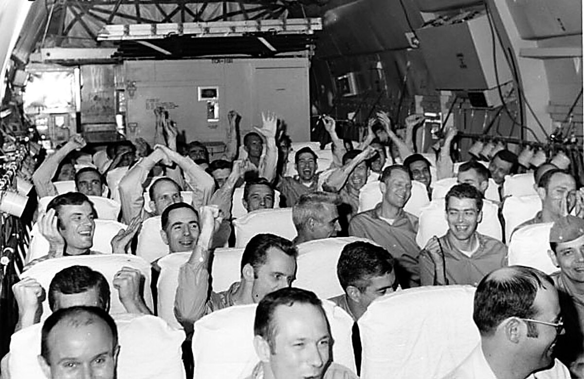 In 1973, Air Force Reserve C-141 and C-9 associate aircrews, medical, aeromedical, casualty assistance, legal, chaplain and intelligence personnel supported Operation Homecoming -- the return of American POWs from North Vietnam.