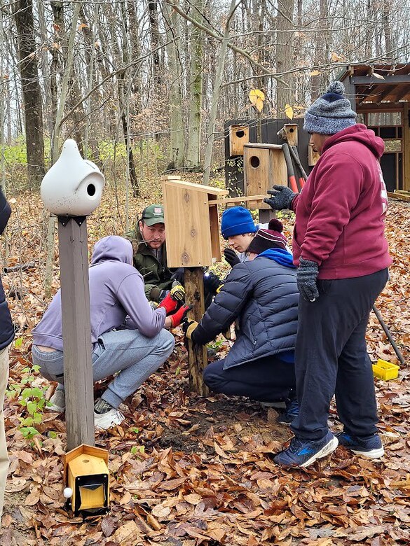 Rangers and maintenance workers work together to help create beautiful and safe public lands in the Pittsburgh District.