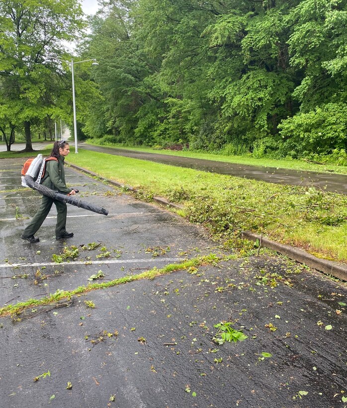 Rangers and maintenance workers work together to help create beautiful and safe public lands in the Pittsburgh District.