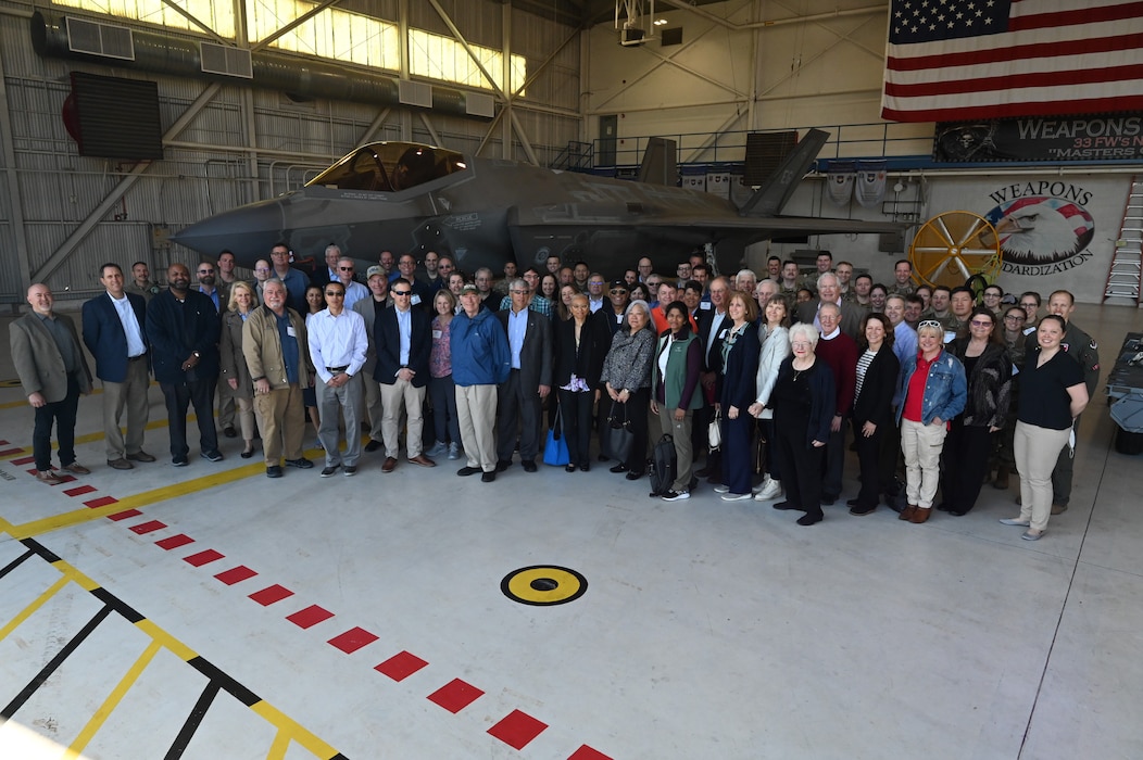 Photo taken at the 33d Fighter Wing, F-35 visit.