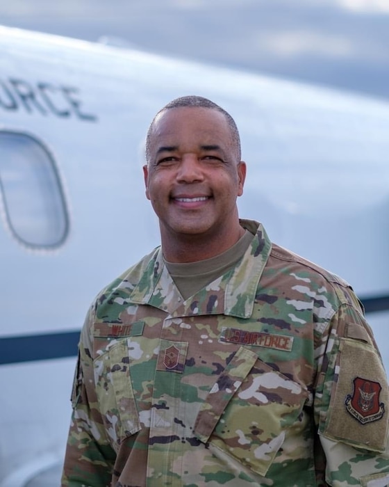 Chief Master Sgt. Timothy White is retiring in April.