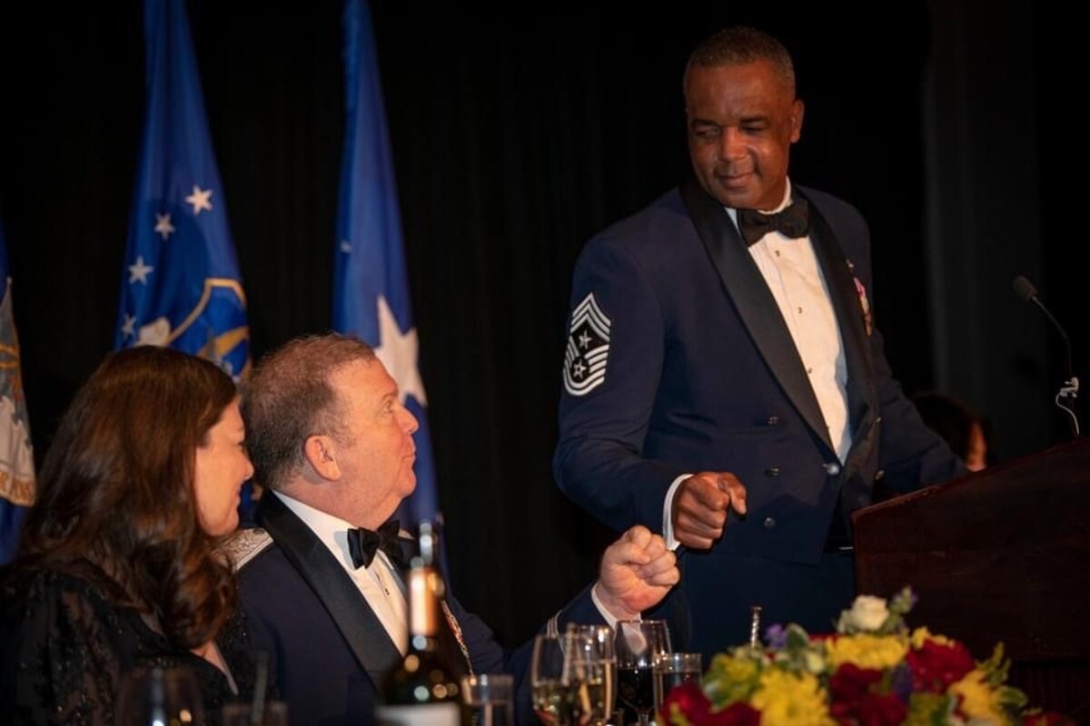 Chief Master Sgt. Timothy White is retiring in April.