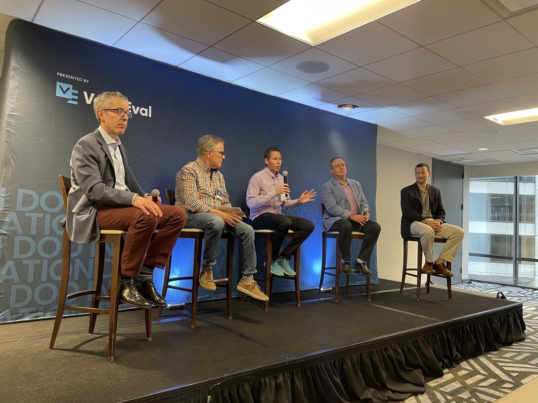 "The Future of DoD Innovations Programs" at SXSW 2023, Austin, Texas
Pictured (L to R): Adam Rentschler, Bob Smith, Matt Willis, Col (ret) Paul Weizer, Col. Elliot “Neo” Leigh