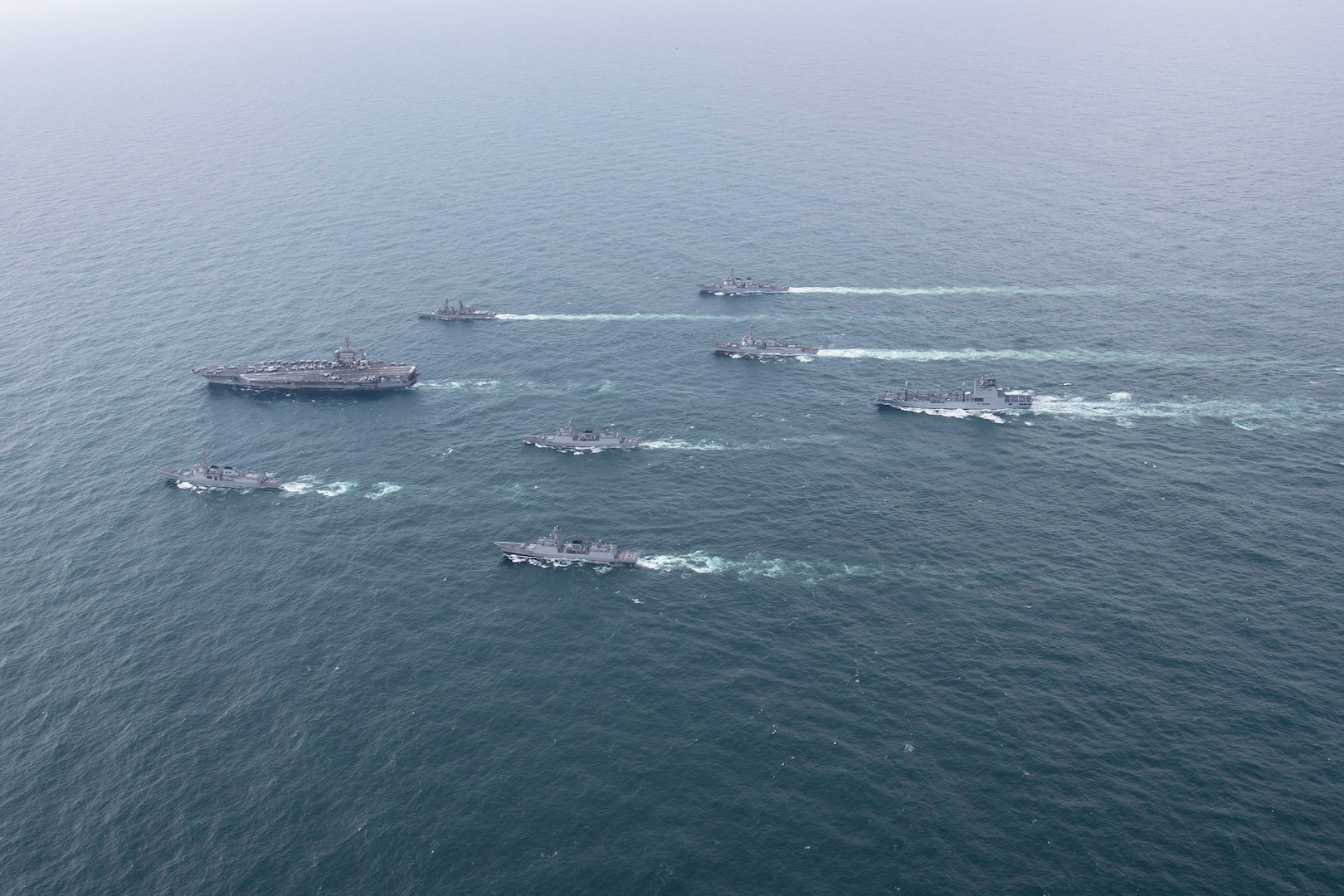 NIMCSG, JMSDF, ROKN Conduct Trilateral Maritime Exercise