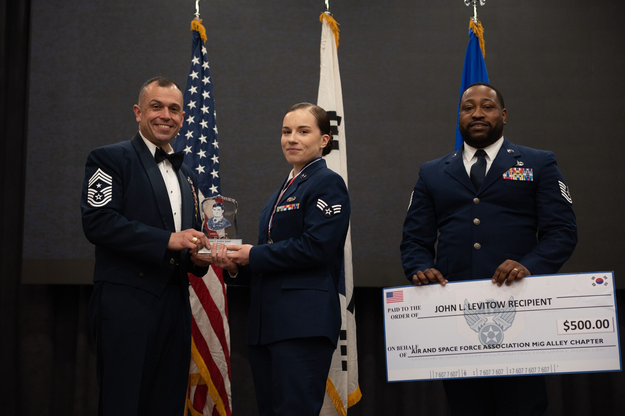 Airmen in new or upcoming leadership positions graduating from the first tier of professional military education: Airman Leadership School