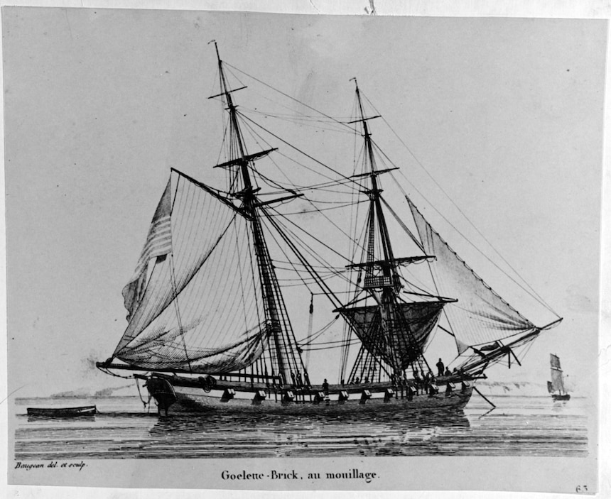 Schooner USS Enterprise (1799-1823). Naval History and Heritage Command Image.